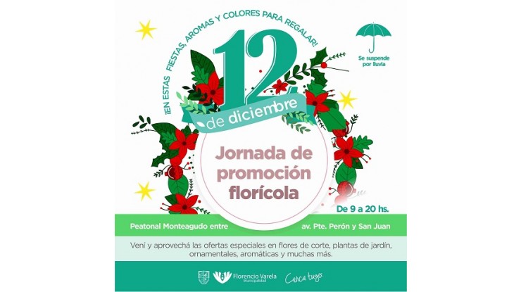 Jornada de promoción florícola: aromas y colores para regalar